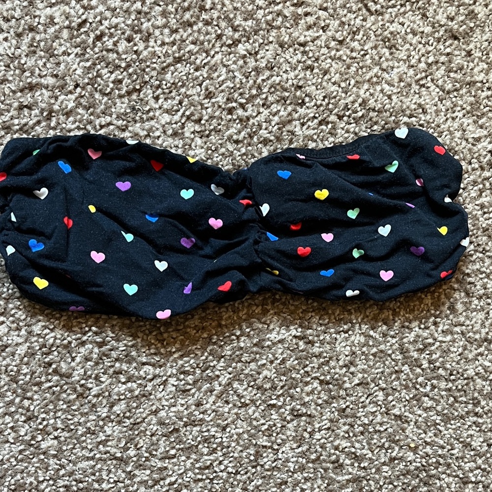 Ethika heart print Bandeau